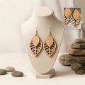 Layered Cutout Leaf Earrings